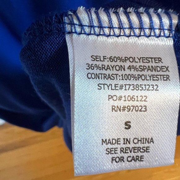 NWT Cobalt Blue Maxi Dress - Picture 6 of 7